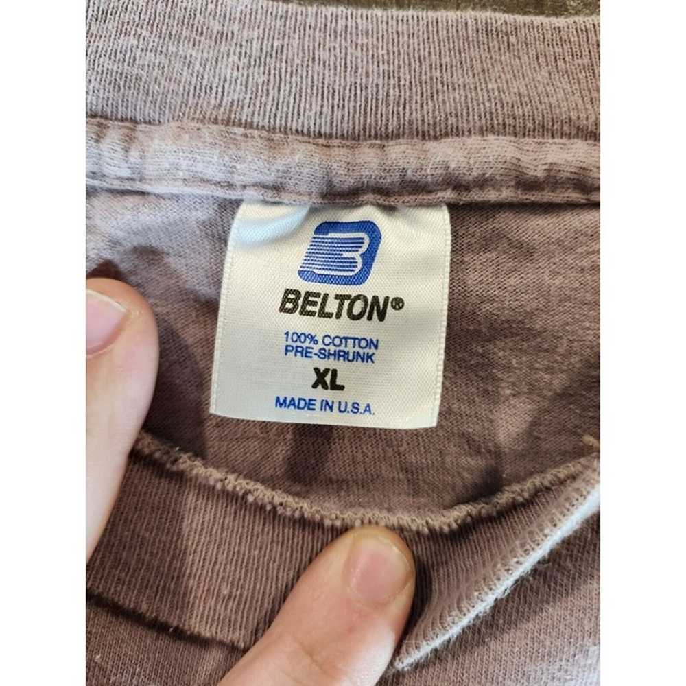 Visitor Smokin Alien 90s T Shirt Belton Made In U… - image 3