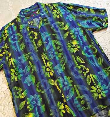 Jams World Jams World Mens Rayon Hawaiian Shirt Bl