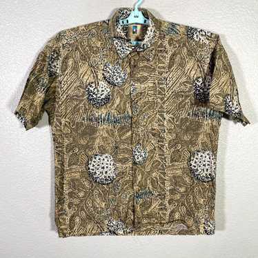 Vintage Kahala Shirt Mens Large Green Hawaiian Ca… - image 1