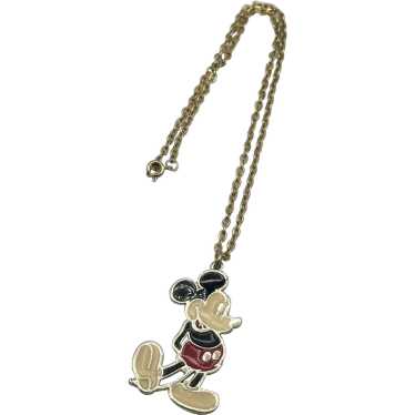 Vintage Walt Disney Productions Mickey Mouse Neckl