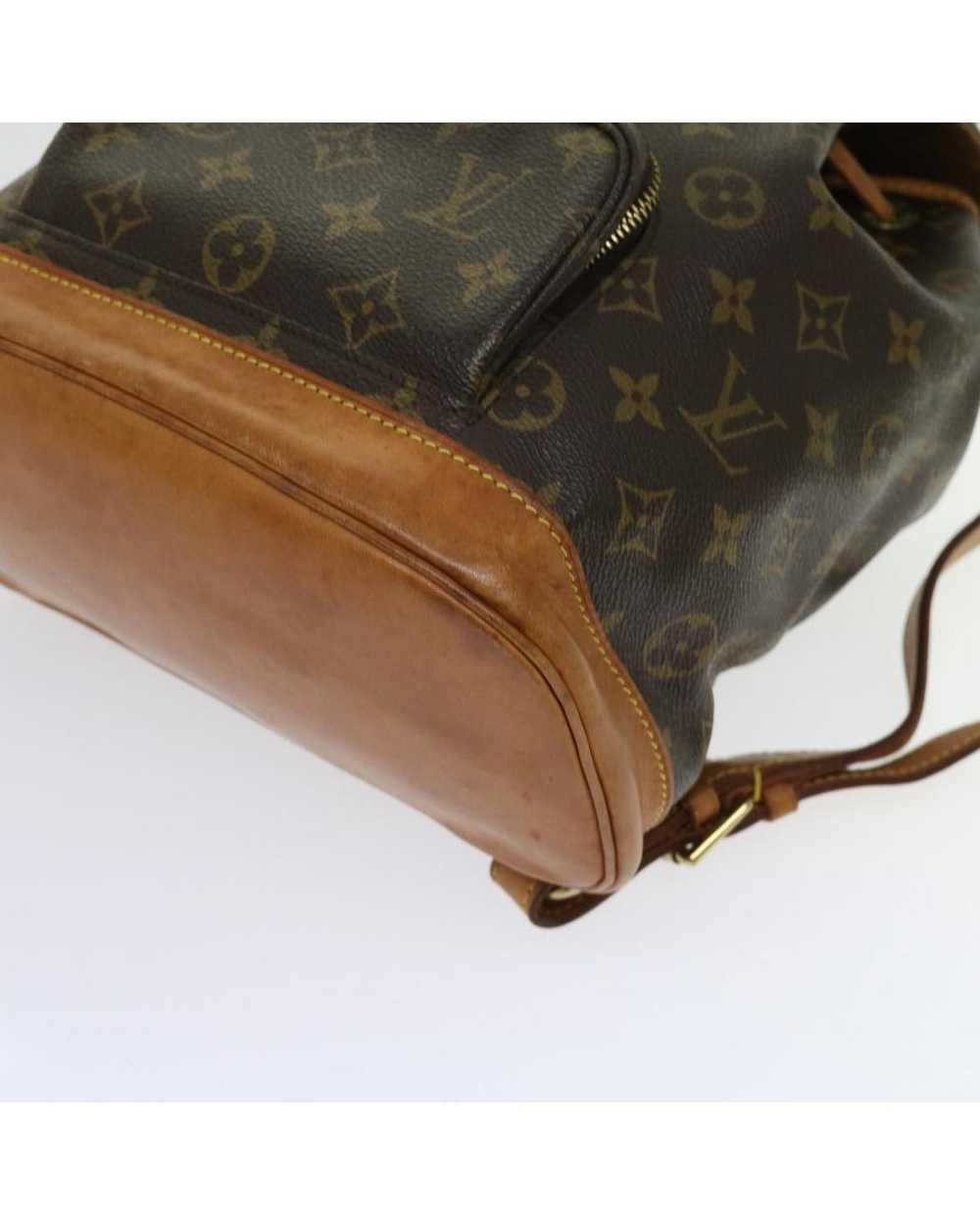 Louis Vuitton Brown Monogram Canvas Backpack with… - image 10