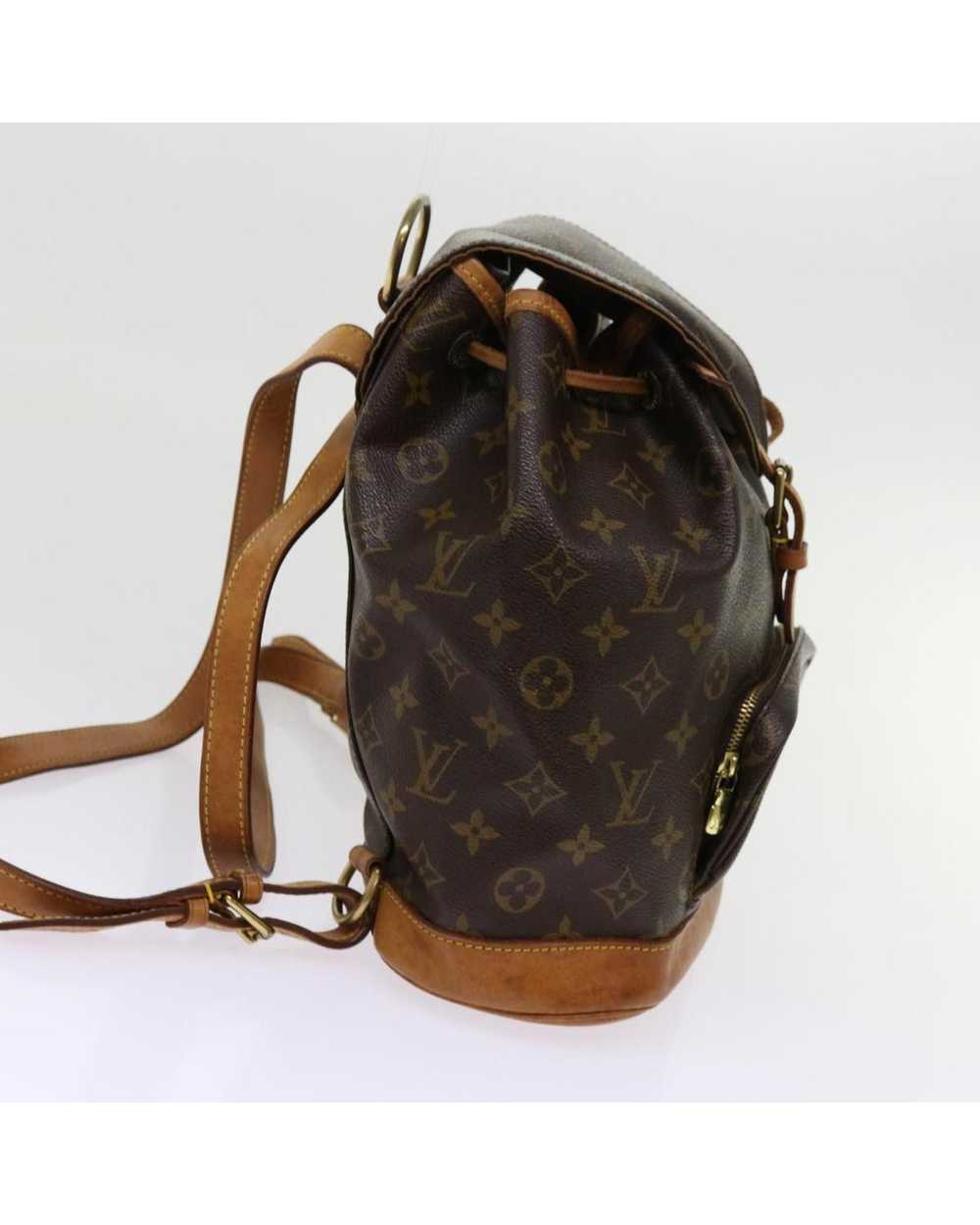 Louis Vuitton Brown Monogram Canvas Backpack with… - image 5