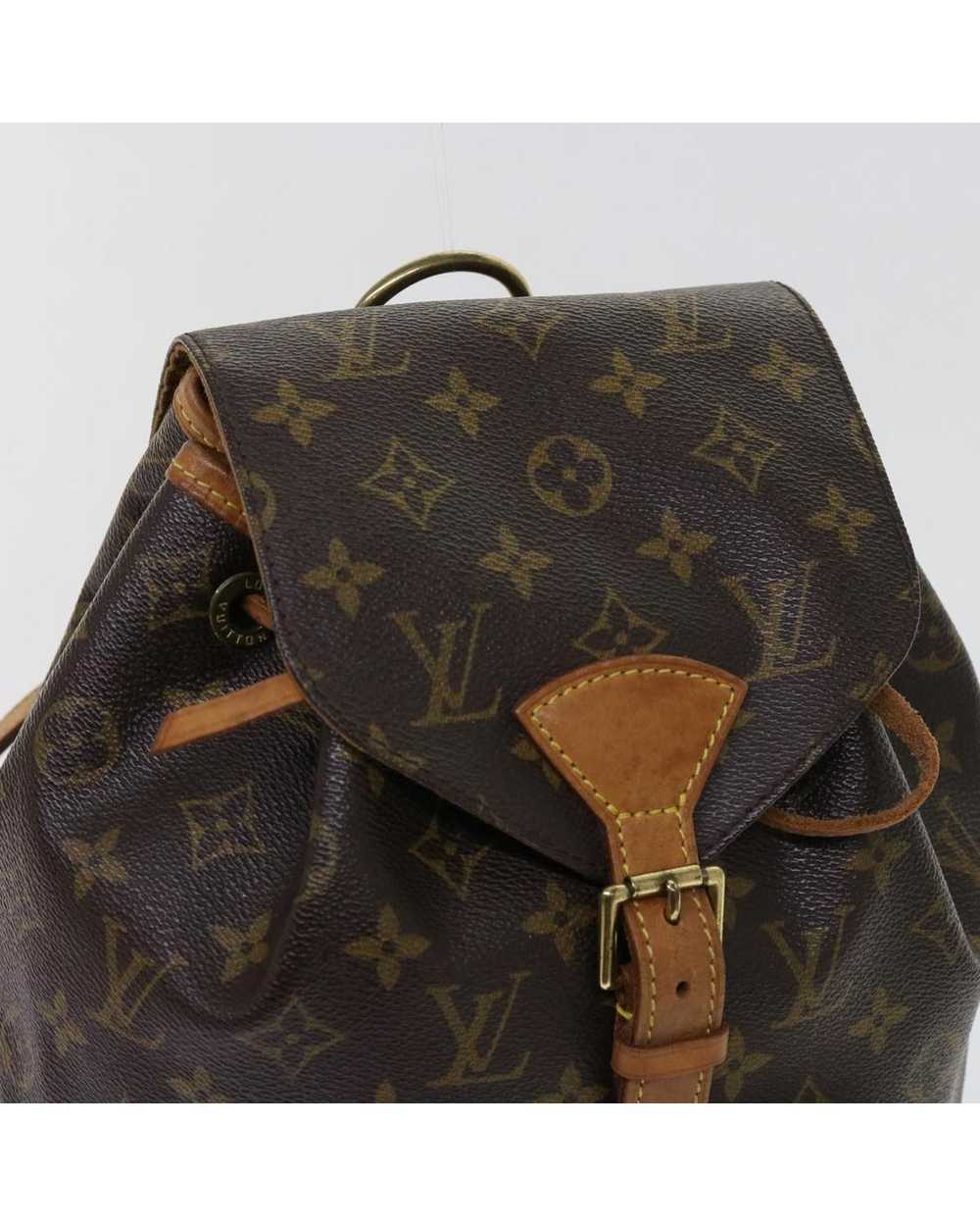 Louis Vuitton Brown Monogram Canvas Backpack with… - image 6