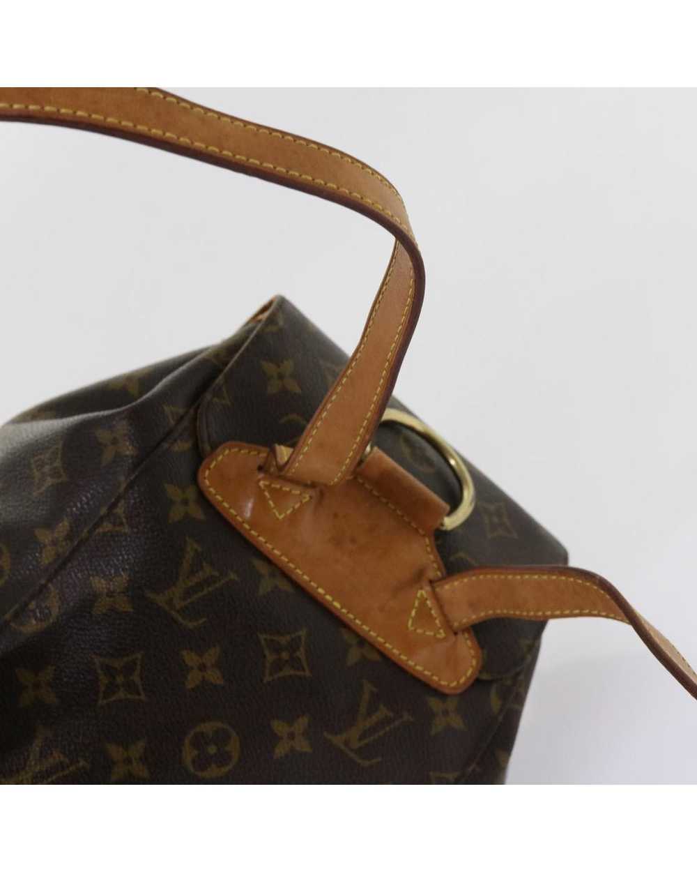 Louis Vuitton Brown Monogram Canvas Backpack with… - image 8