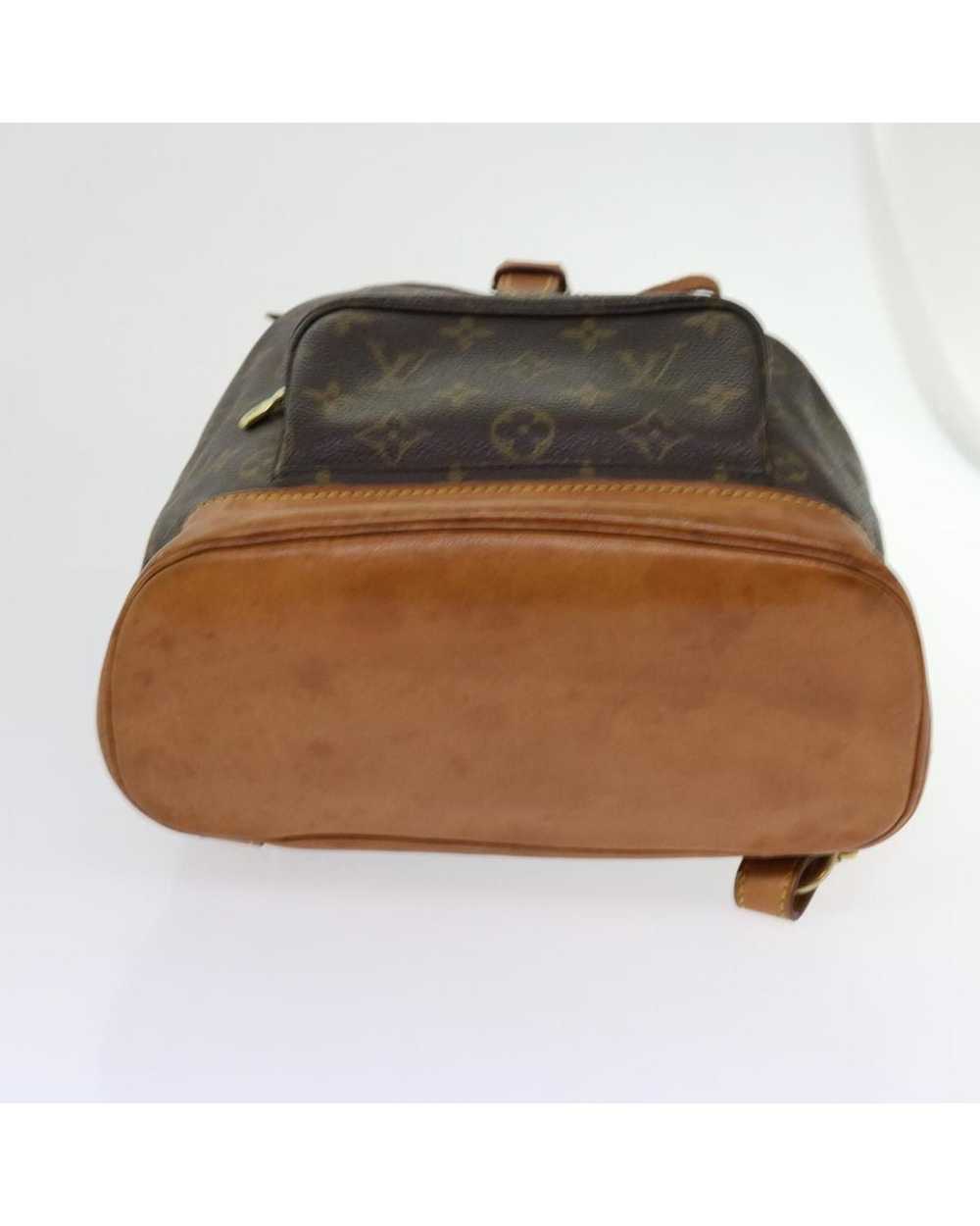 Louis Vuitton Brown Monogram Canvas Backpack with… - image 9