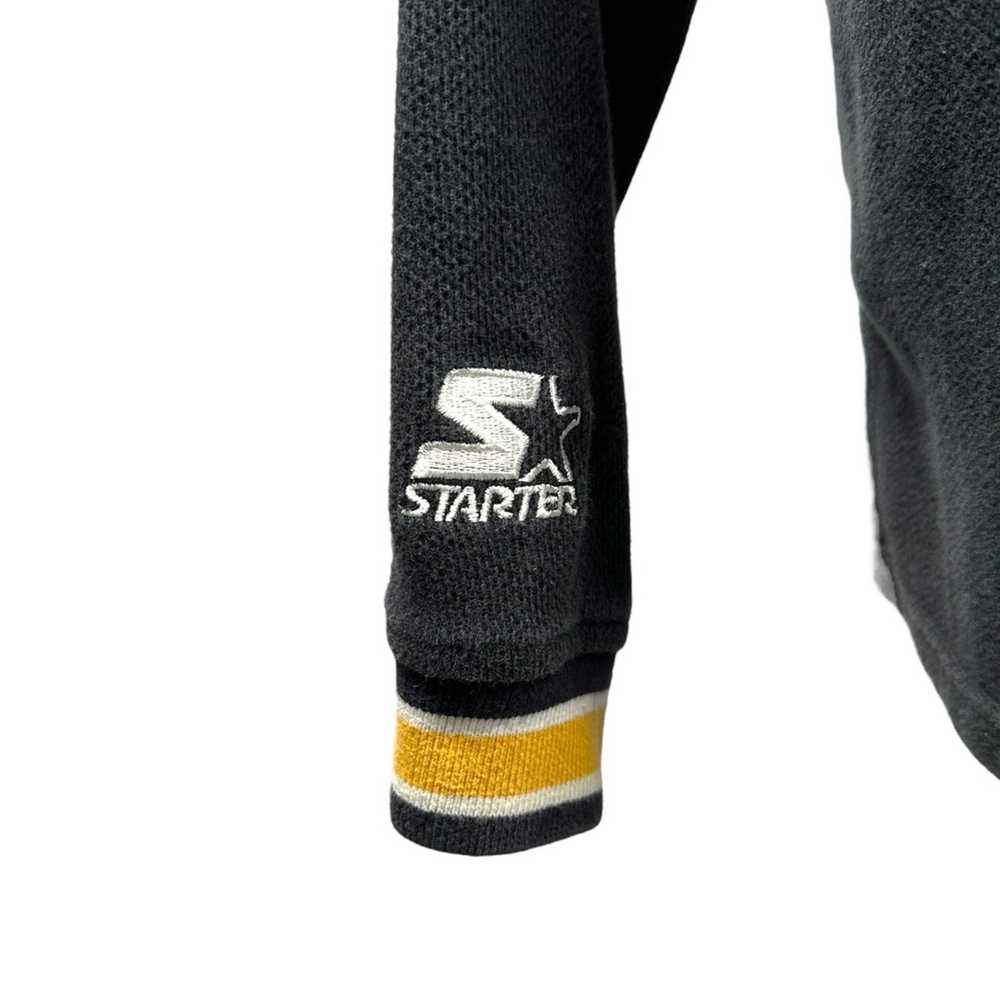 Starter Steelers Starter Pro Line 1/4 Zip Shirt V… - image 4