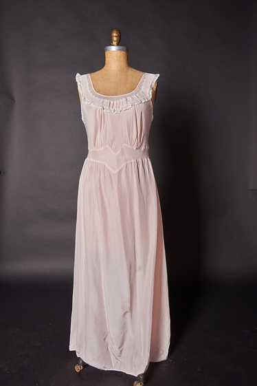 Vintage Vintage 1930s Seamprufe Nightgown Lingeri… - image 1