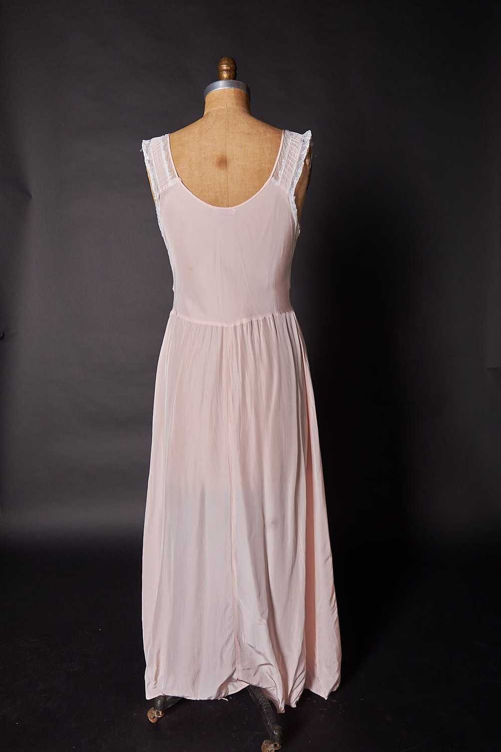 Vintage Vintage 1930s Seamprufe Nightgown Lingeri… - image 5