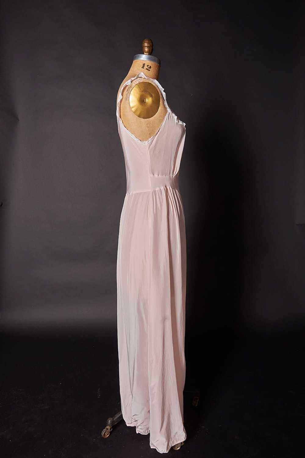 Vintage Vintage 1930s Seamprufe Nightgown Lingeri… - image 6