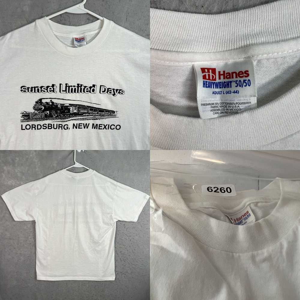 Hanes Vintage 90s Southern Pacific Railroad Sunse… - image 4