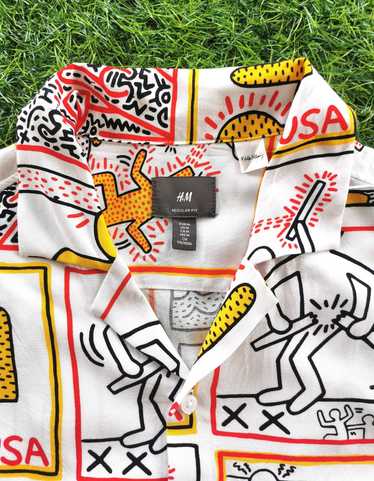 H&M × Hawaiian Shirt × Keith Haring Keith Haring R