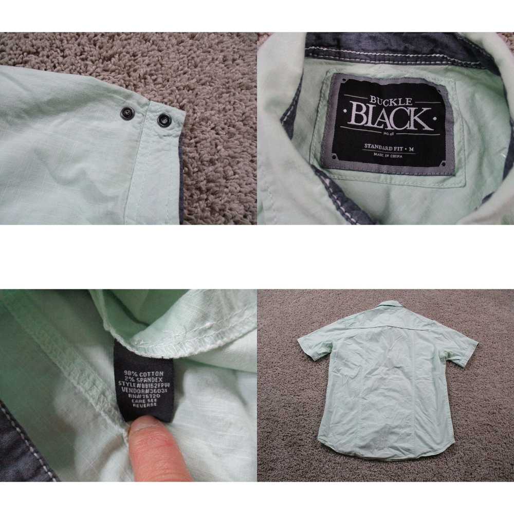 Buckle Black Buckle Black Shirt Mens Medium Green… - image 4