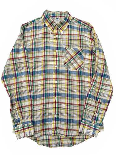 Visvim Sz1 12SS Madras Linen Plaid Shirt - image 1