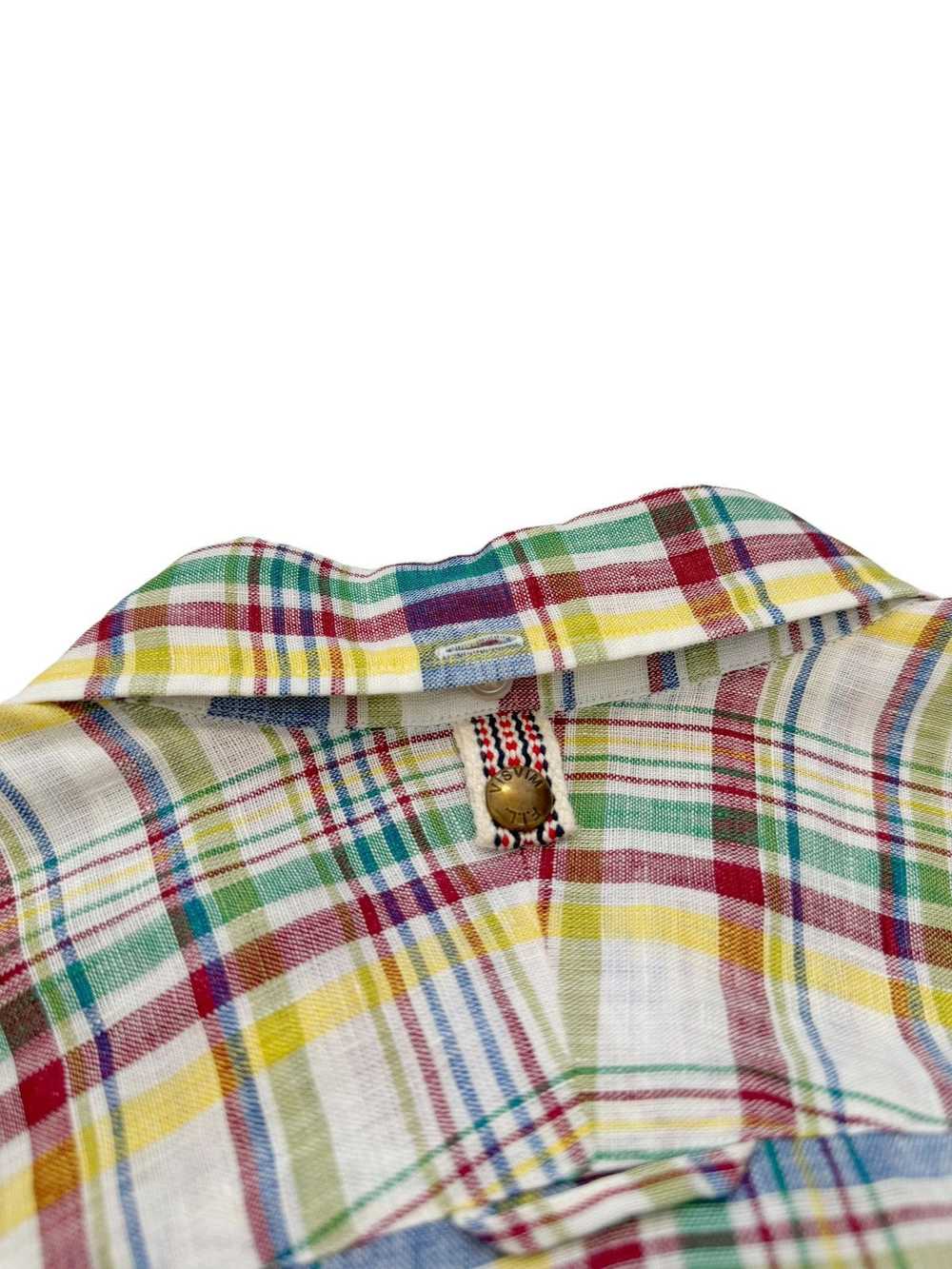Visvim Sz1 12SS Madras Linen Plaid Shirt - image 6