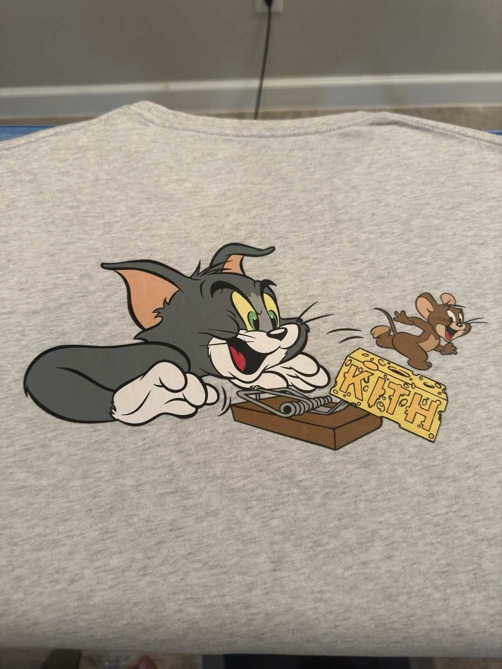 Kith Kith X Tom & Jerry L/S Cheese Tee - Grey - L… - image 2