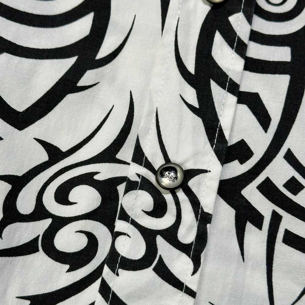 Jean Paul Gaultier Tribal dragon gothic print but… - image 3