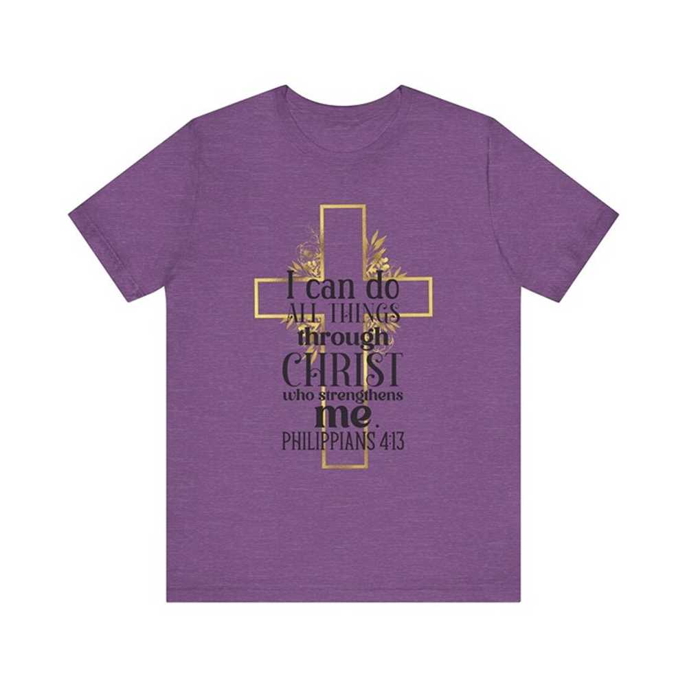 Inspirational Scripture Christian T-Shirt For Fri… - image 2