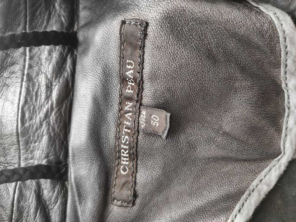 Christian Peau Leather overshirt.Like Paul Harnde… - image 7