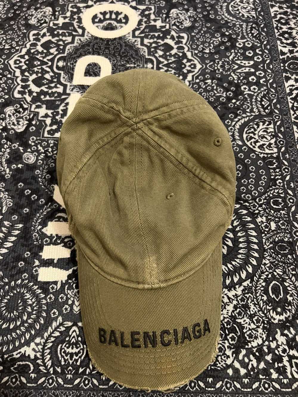 Balenciaga × Streetwear BALENCIAGA GREEN HAT - image 1