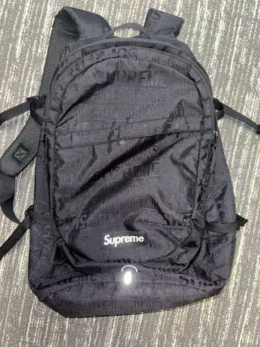 バッグ supreme 25SS backpack black Supreme Backpack SS19 Black - Gem