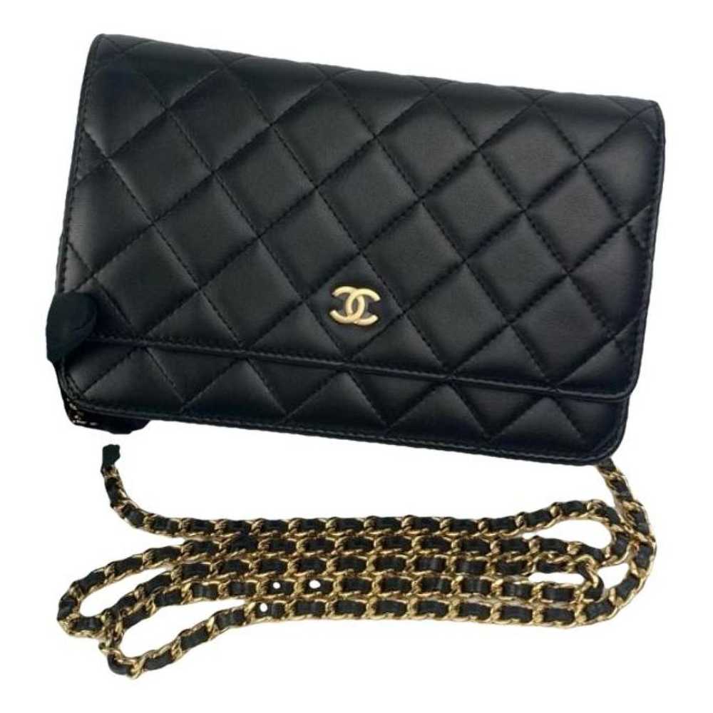 Chanel Diana leather handbag - image 1