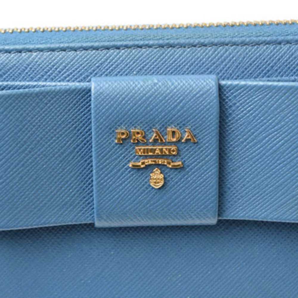 Prada PRADA Long Wallet 1ML506 SAFFIANO FIOCCO Em… - image 4