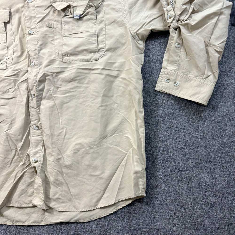 Vintage Columbia PFG Shirt Fishing Men's XL Khaki… - image 2