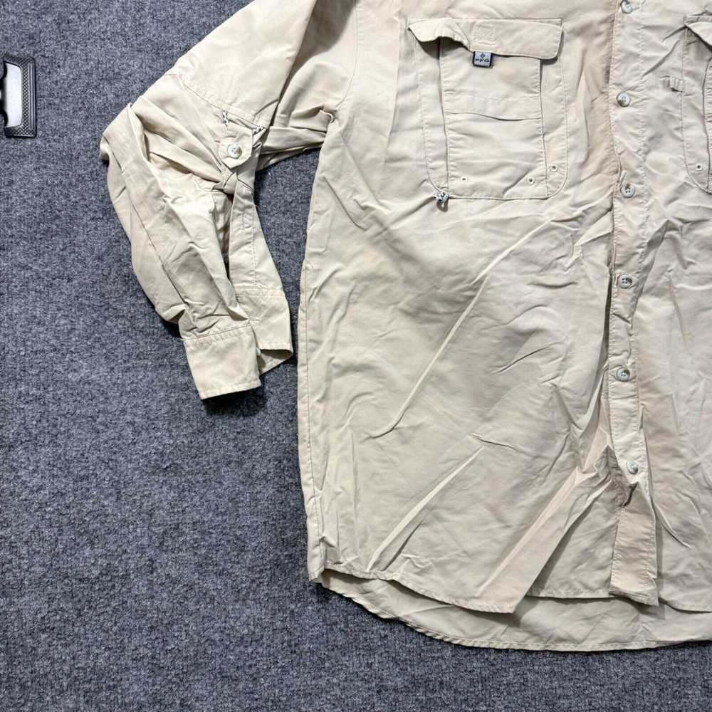 Vintage Columbia PFG Shirt Fishing Men's XL Khaki… - image 3