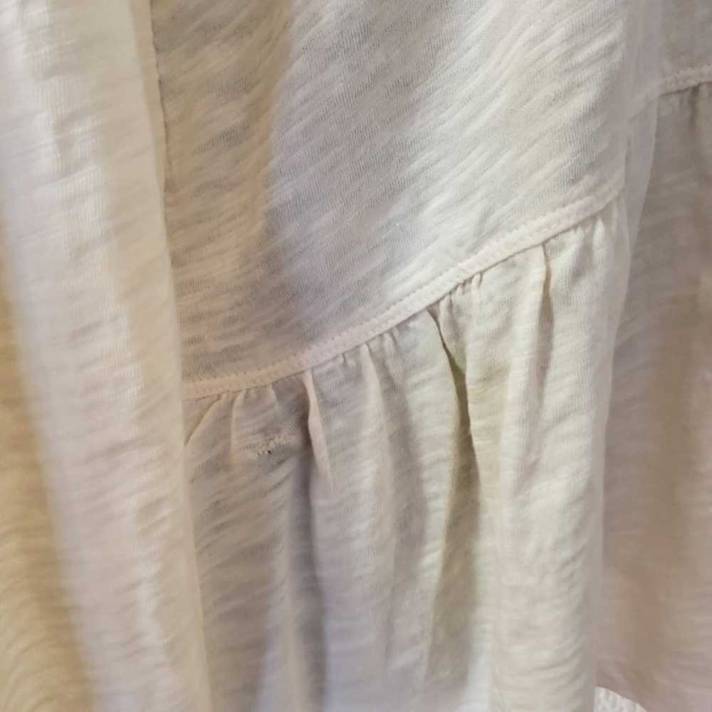 Wilt Ruffle Long Sleeve Knit Tee Top M New - image 6