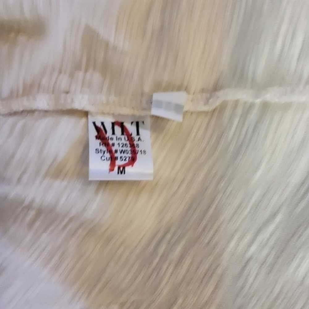 Wilt Ruffle Long Sleeve Knit Tee Top M New - image 9