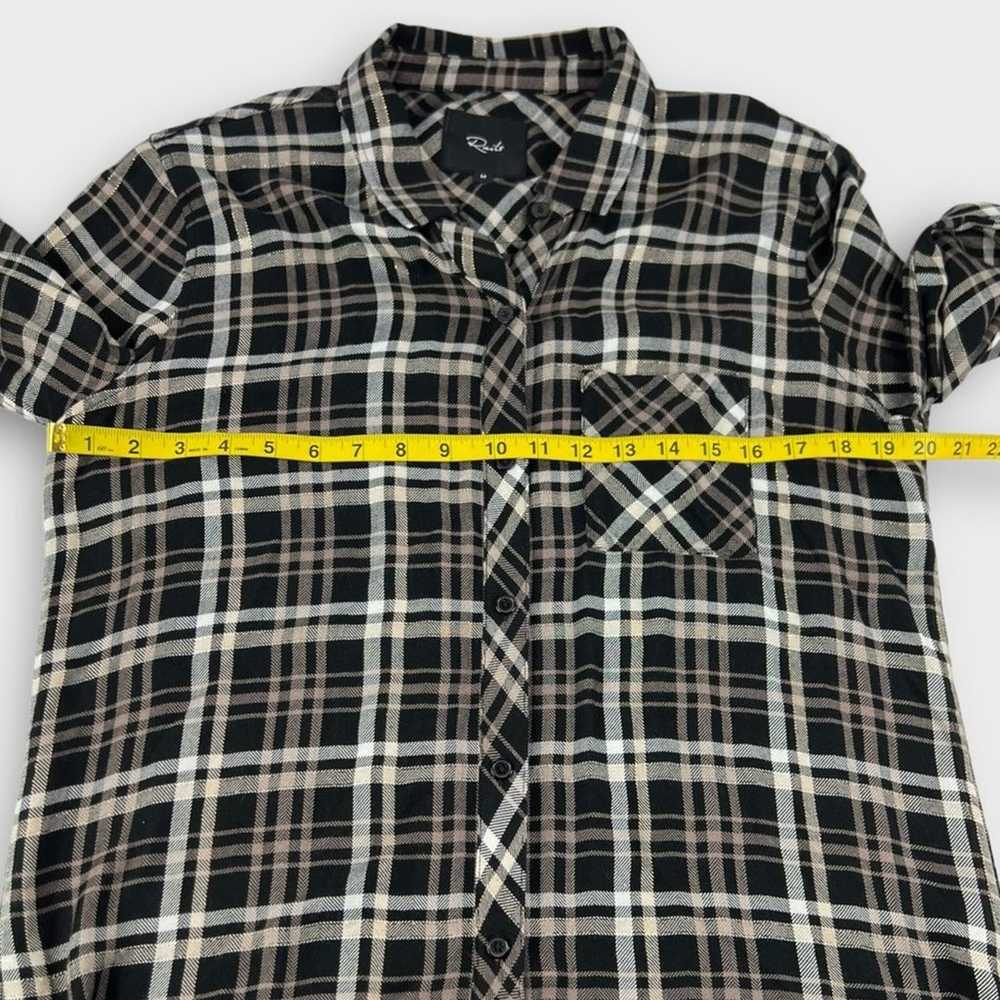 Rails Hunter Plaid Button Down Shirt in Midnight … - image 5