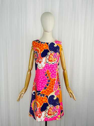 1960s psychedelic dress by Haymaker