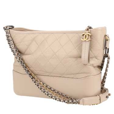 Chanel Gabrielle shoulder bag in beige quilted le… - image 1