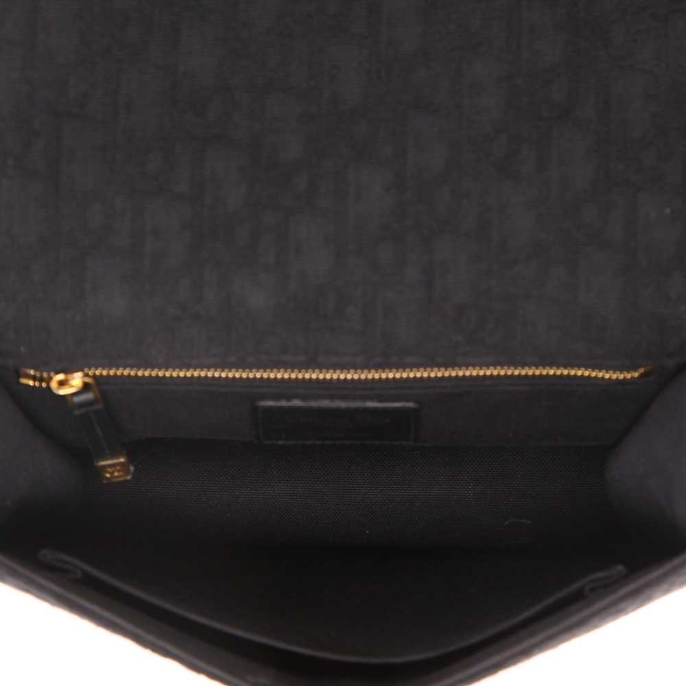 Dior 30 Montaigne handbag in black canvas and bla… - image 4