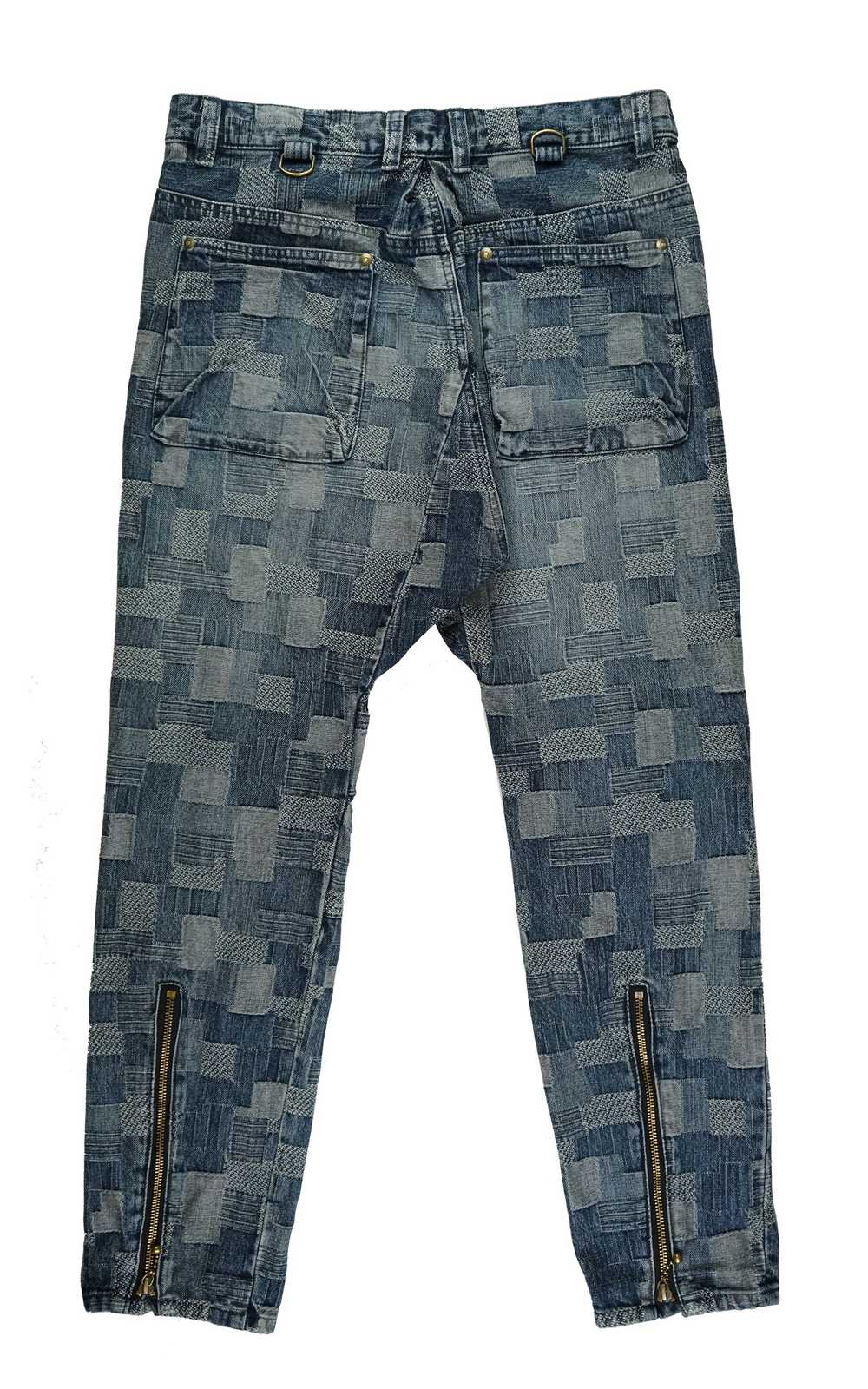 Blackmeans Boro Patchwork Jeans - image 2