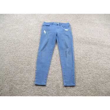 Vintage Betabrand Jeans Womens Medium Blue Skinny 
