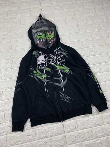 Metal Mulisha × Vintage Rare Zip Up Hoodie Metal B