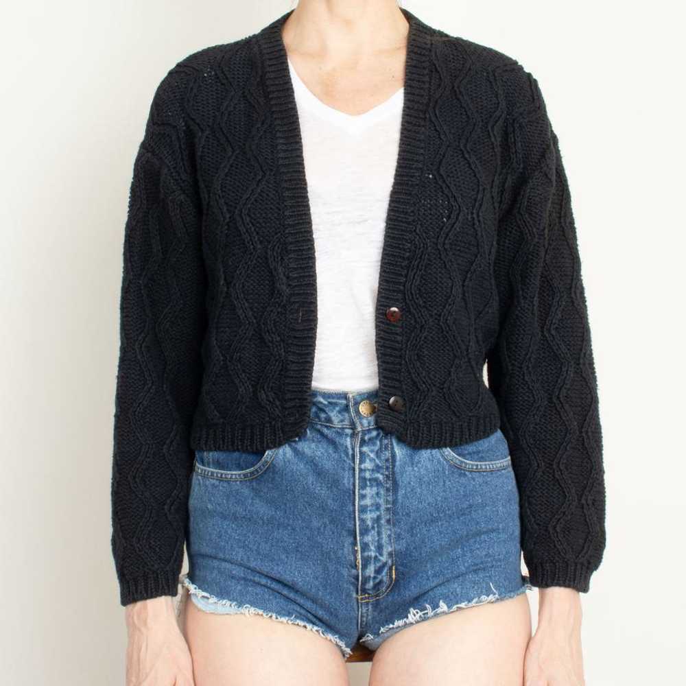 Ramie/Cotton Crop Cardigan (L) | Used, Secondhand… - image 2