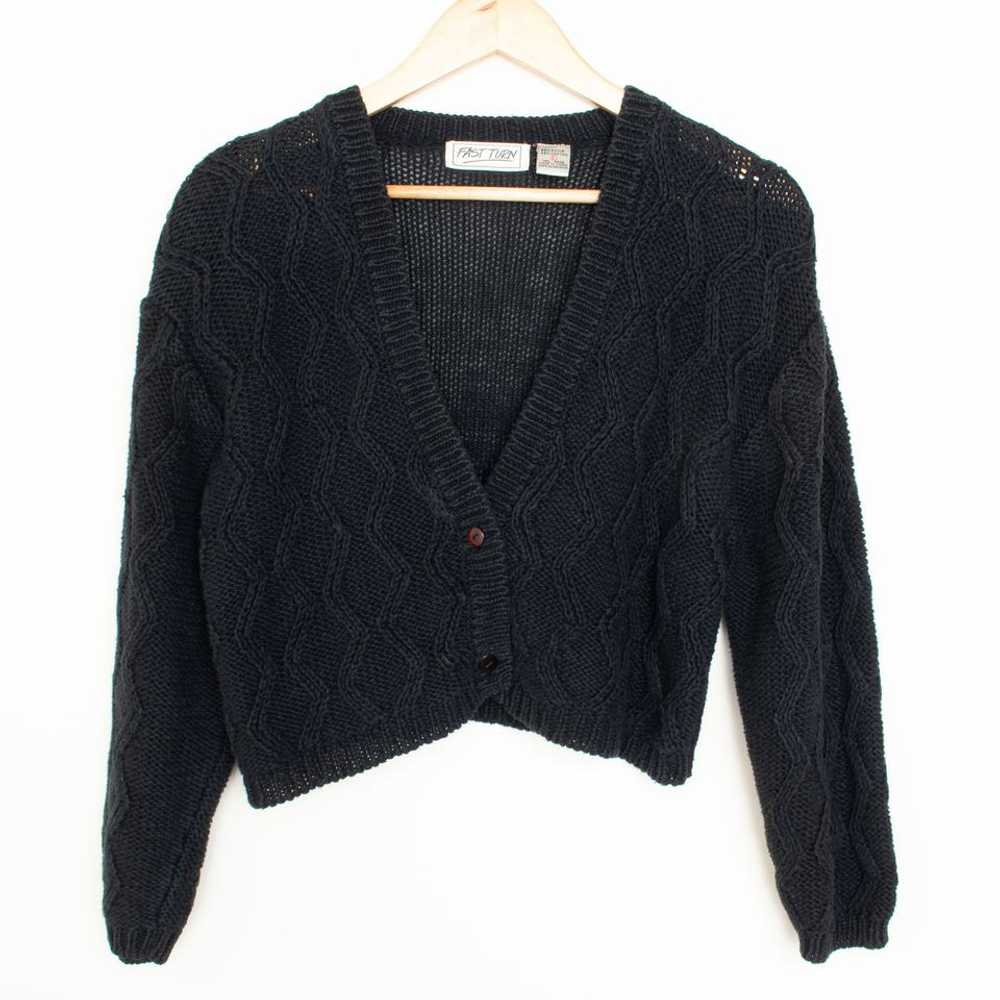 Ramie/Cotton Crop Cardigan (L) | Used, Secondhand… - image 5