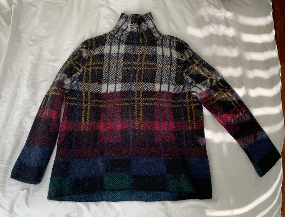 SUNO Plaid Turtleneck Sweater (XS) | Used,… - image 1