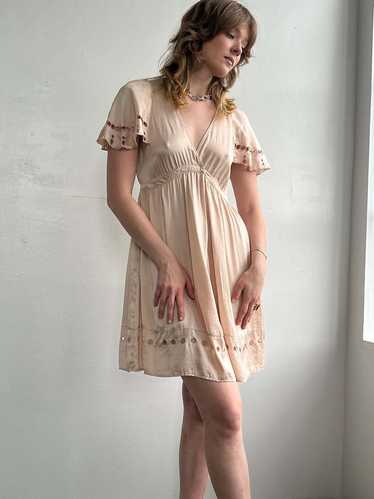 Chloe Lily Silk Dress - Pale Pink