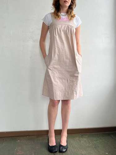 Threads Pinafore Dress - Sand/Silver