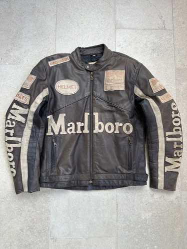 Marlboro × Racing × Vintage Marlboro Rare 90s Lea… - image 1