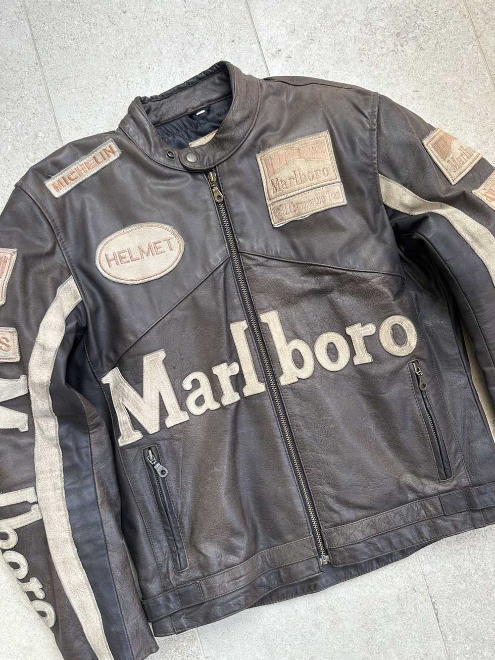 Marlboro × Racing × Vintage Marlboro Rare 90s Lea… - image 3