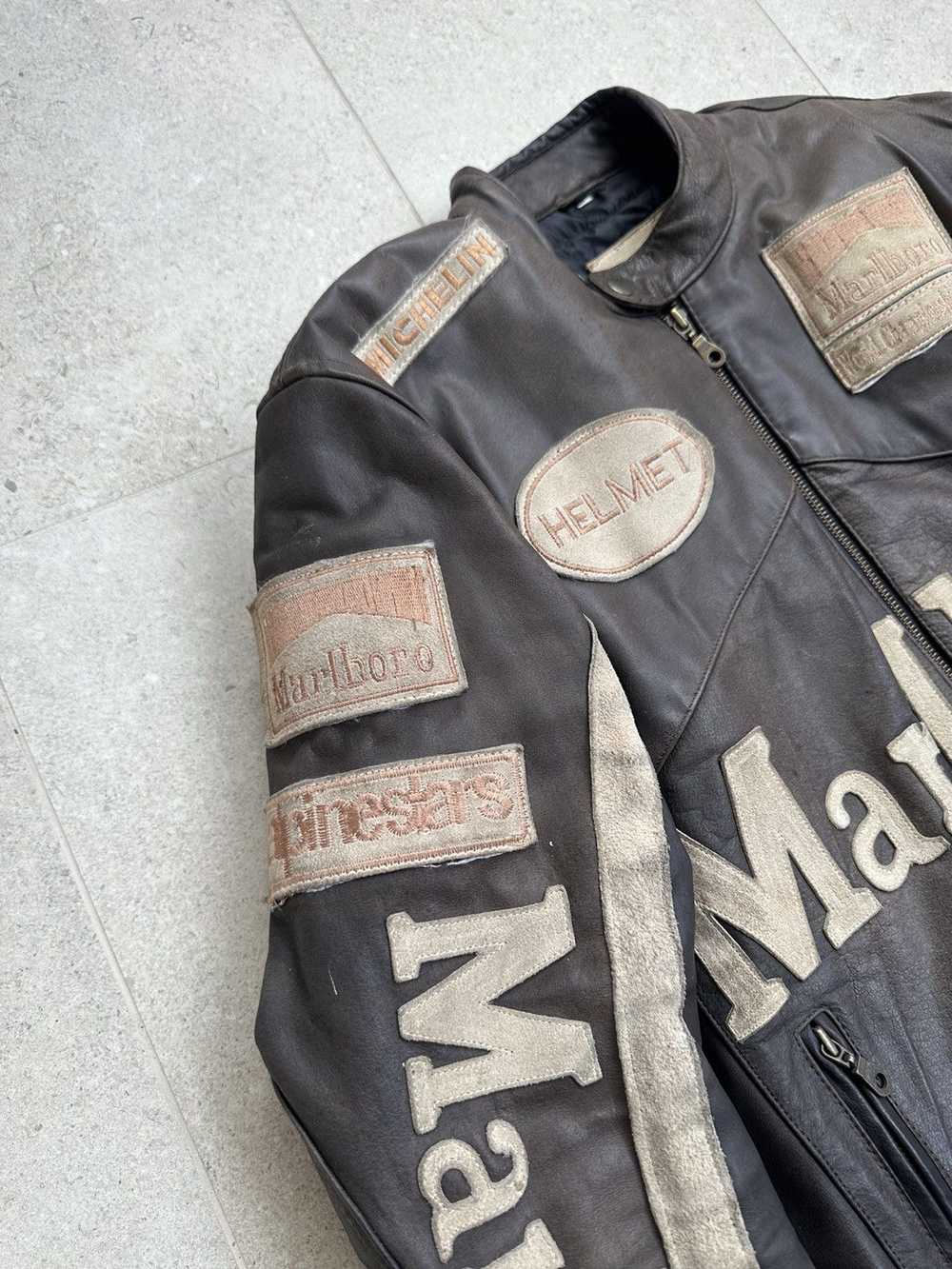 Marlboro × Racing × Vintage Marlboro Rare 90s Lea… - image 9