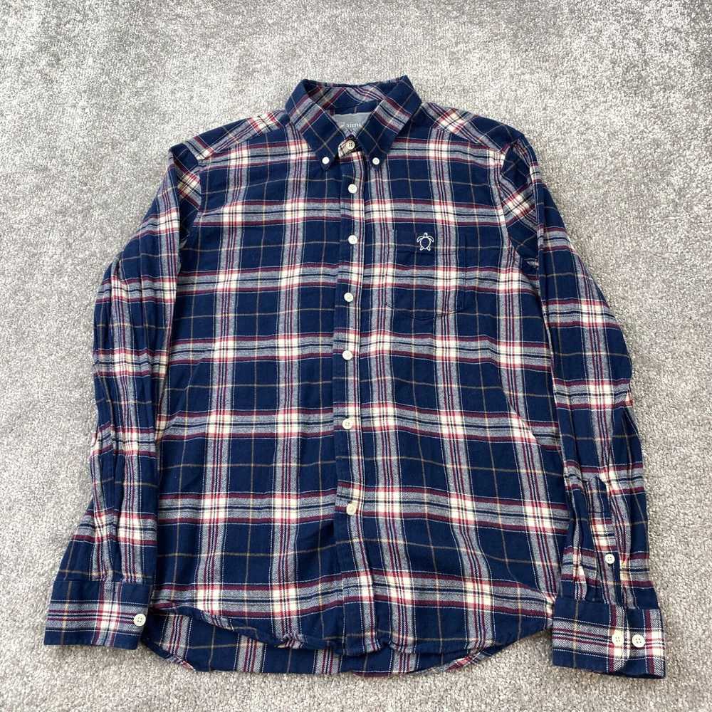 Vintage Simply Southern Button-Down Flannel Shirt… - image 1