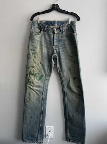 Helmut Lang SS00 Green Painter Jeans