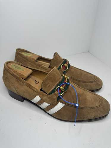 Gucci Gucci X Adidas Loafer Horsebit Brown Suede
