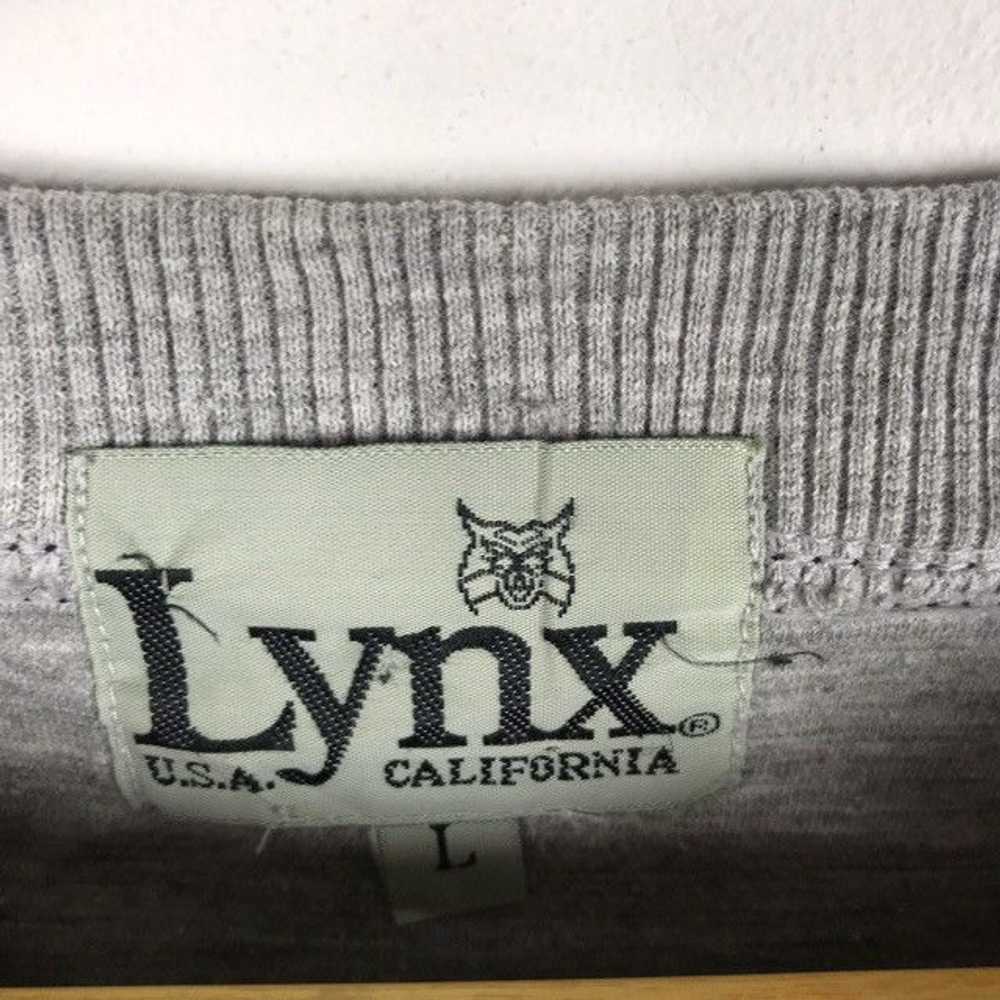 Vintage Vintage 90s Lynx Usa California Sweatshirt - image 4