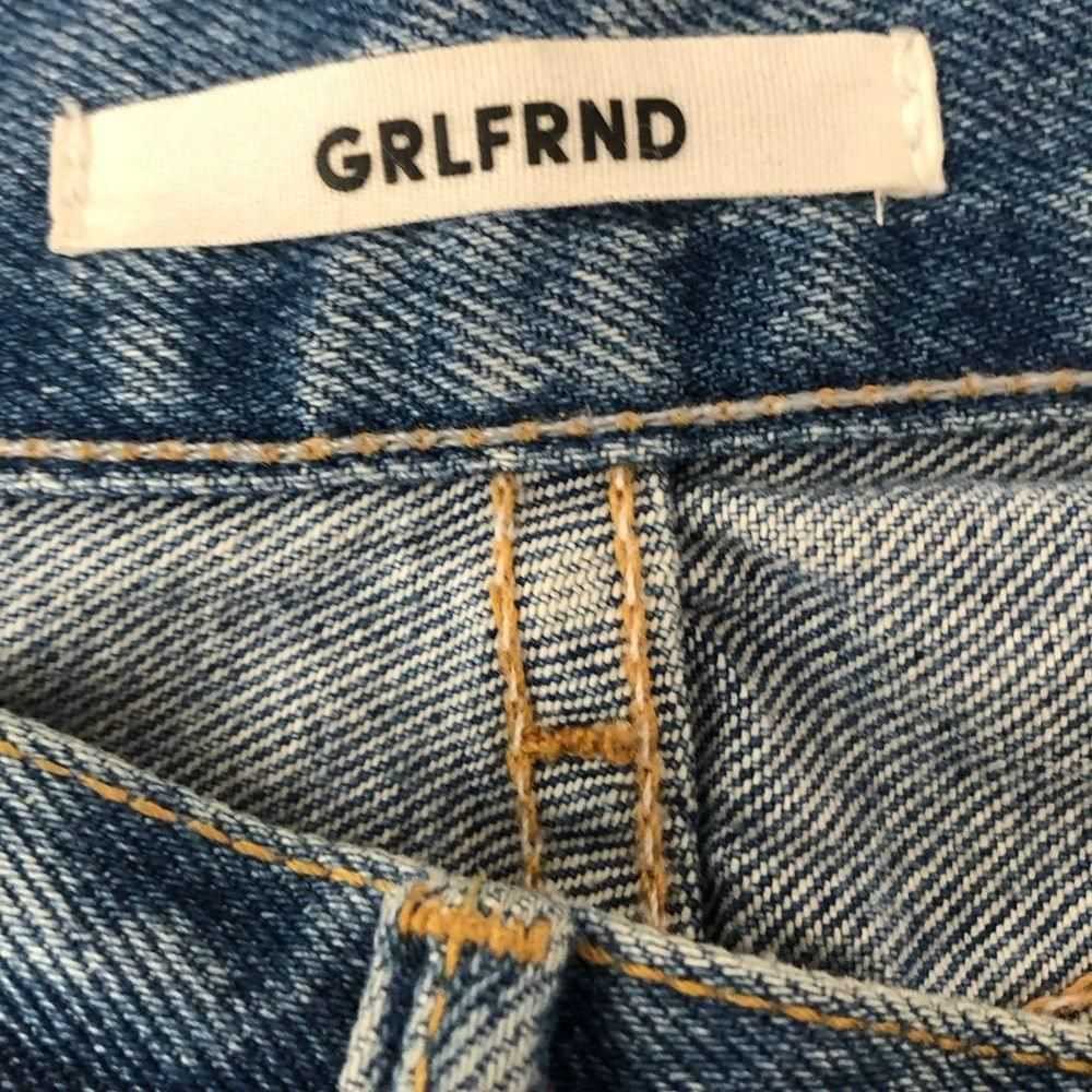 Grlfrnd GRLFRND Beverly distressed blue bermuda j… - image 8